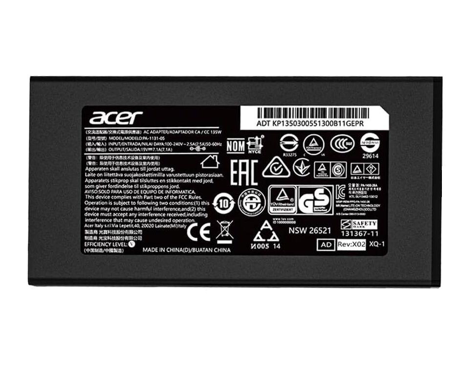 (image for) 19V 7.1A 135W Original Netzteil Ladegerät Acer AK.135AP.020