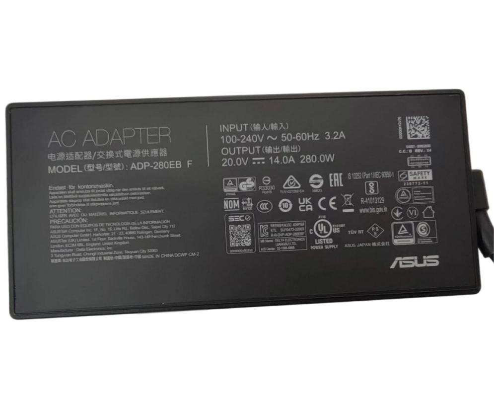 (image for) 280W 20V 14A Original Asus ADP-280EB B Netzteil Ladegerät + Ladekabel
