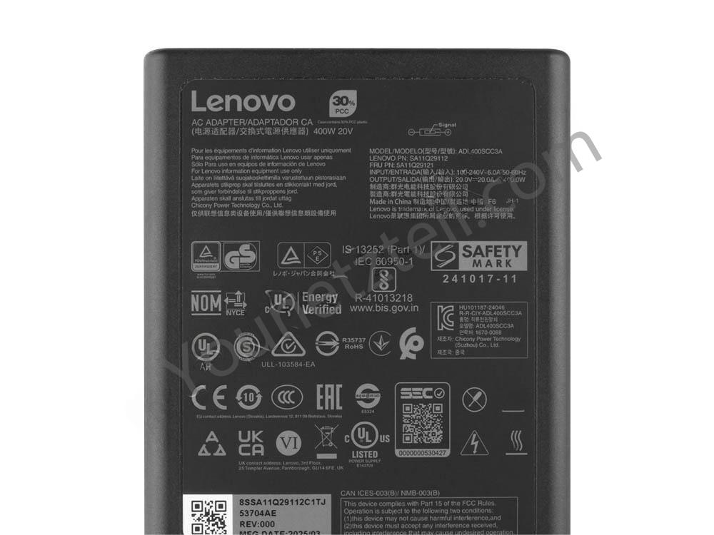 (image for) 400W 20V 20A Original Netzteil Ladegerät Lenovo 5A11Q29121 SA11Q29112