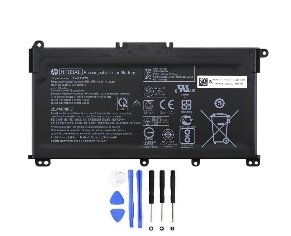 (image for) 3470mAh 41.9Wh Original Akku für HP Pavilion 15-cs3022nf 15-cs3858nd