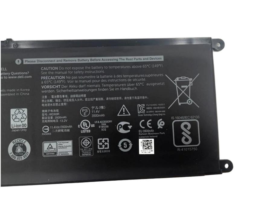3-Zellen 3500mAh 42Wh Original Akku für Dell 3CRH3 (image for) 3-Zellen 3500mAh 42Wh Original Akku für Dell 3CRH3
