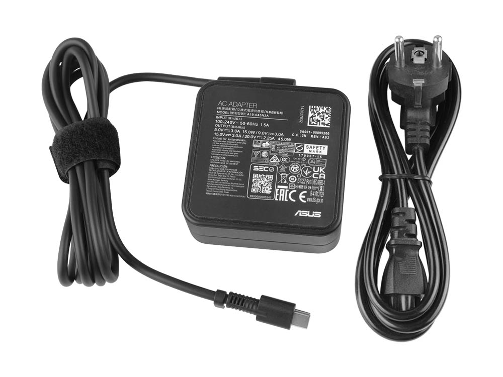 (image for) 45W Type-C Original Acer Chromebook 11 C732LT Netzteil Ladegerät + Ladekabel