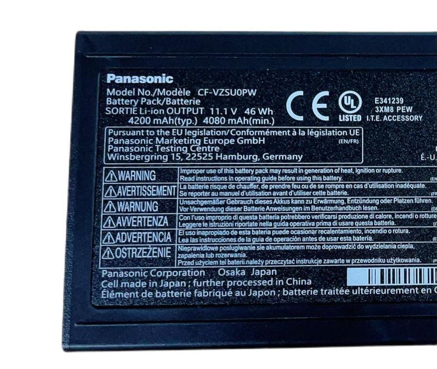 4200mAh 46Wh Original Panasonic CF-VZSU0PJS Akku (image for) 4200mAh 46Wh Original Panasonic CF-VZSU0PJS Akku