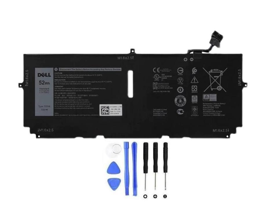 (image for) 52Wh 6500mAh Original Dell 2XXFW Akku