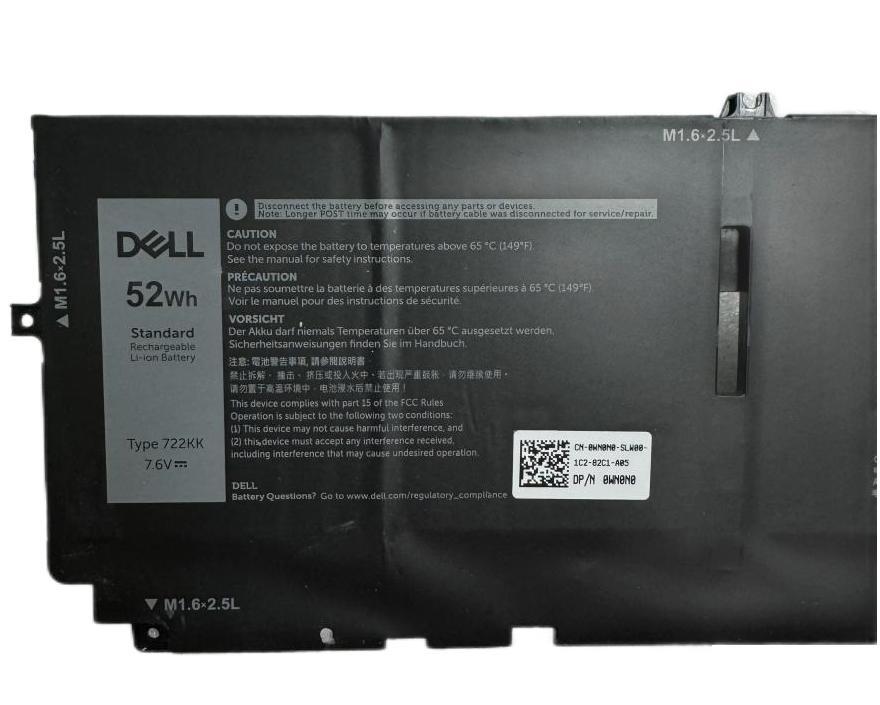 52Wh 6500mAh Original Dell WN0N0 0WN0N0 451-BCOW Akku (image for) 52Wh 6500mAh Original Dell WN0N0 0WN0N0 451-BCOW Akku