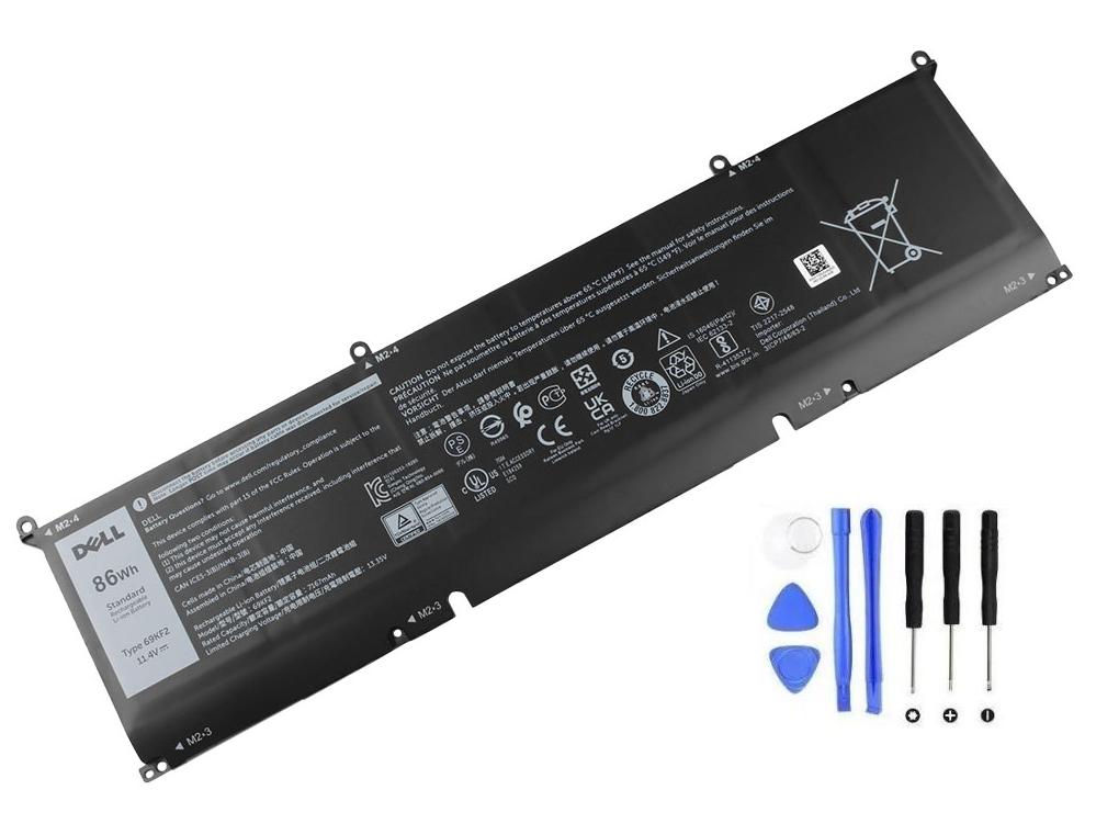 (image for) 6-Zellen 86Wh 7167mAh Original Akku Dell 69KF2