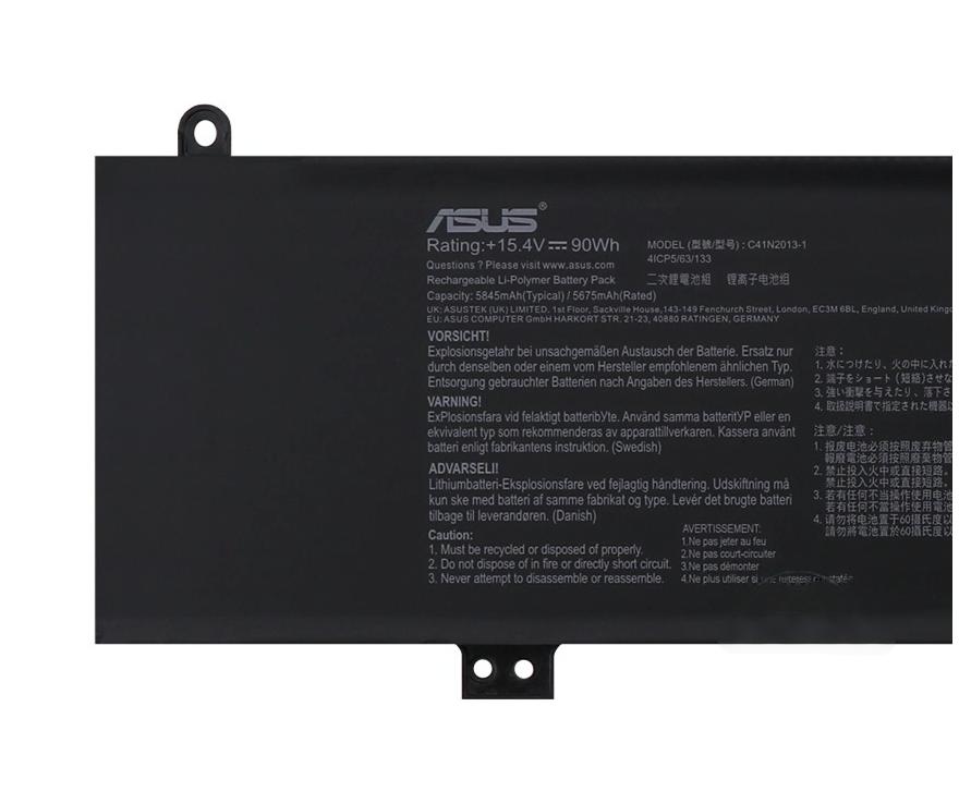 5845mAh 90Wh 4-Zellen Original Akku Asus ROG Strix G17 G713QM-HX015T (image for) 5845mAh 90Wh 4-Zellen Original Akku Asus ROG Strix G17 G713QM-HX015T