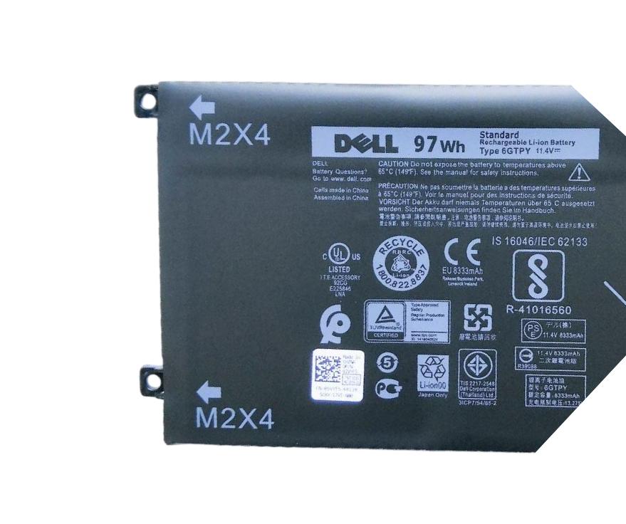 8333mAh 97Wh 6-Zellen Original Akku Dell Precision 5520 CGJPH (image for) 8333mAh 97Wh 6-Zellen Original Akku Dell Precision 5520 CGJPH