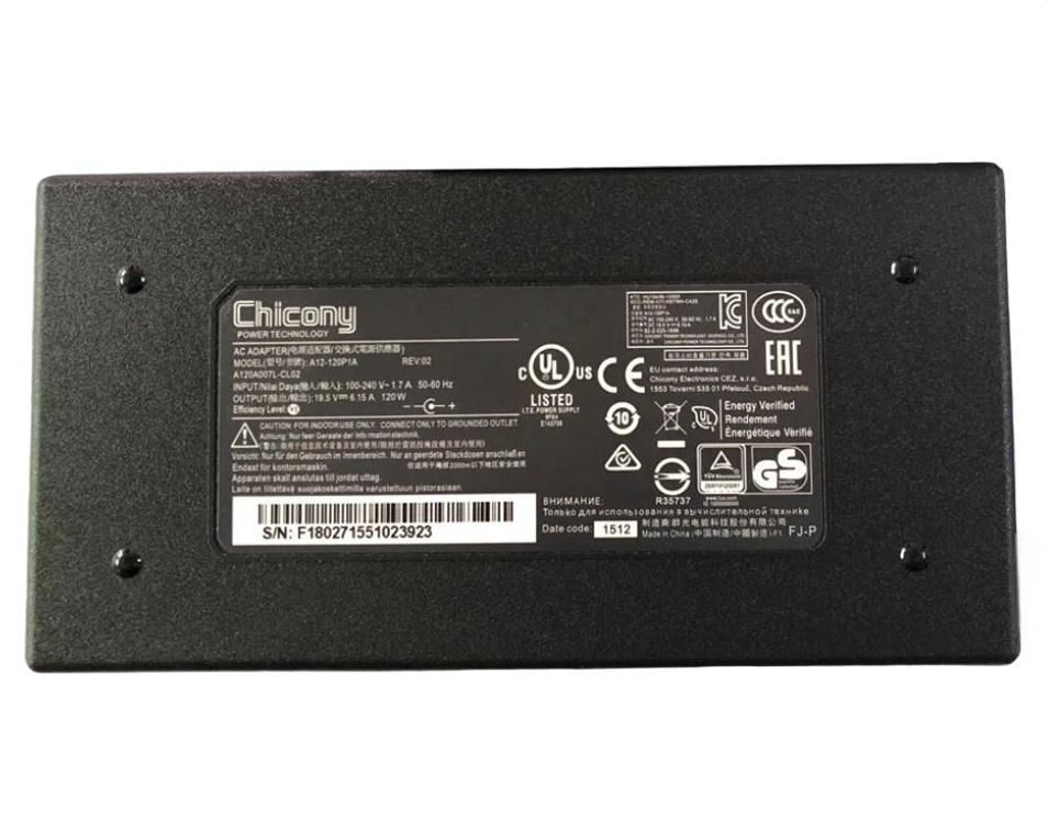 (image for) 120W 19.5V 6.15A Original Netzteil Ladegerät Ladekabel MSI PE60 7RD-085